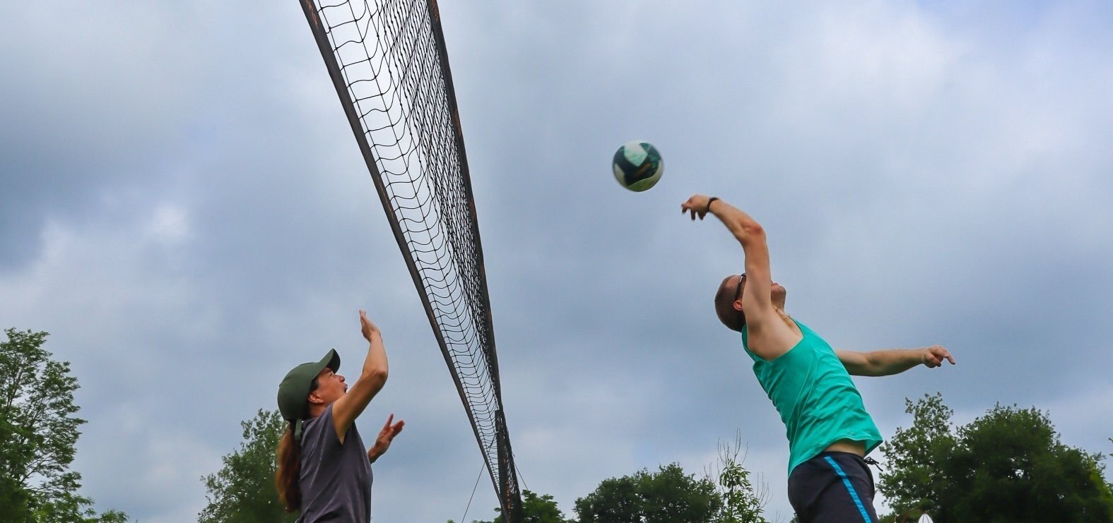 Table tennis and beach volleyball