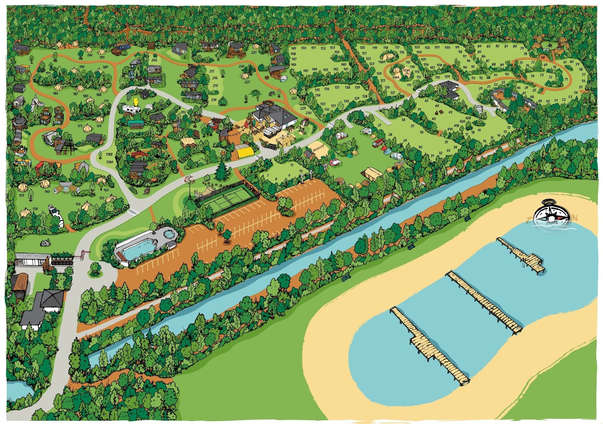 Plattegrond Buitenland